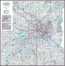 Aitkin County image map with links to county maps