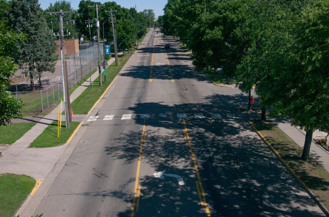 Hwy 95 in Bayport before construction